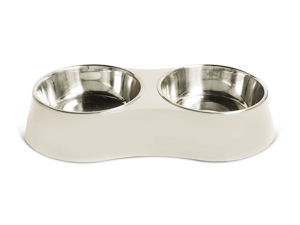 Concave Double Feeding Dog Bowl