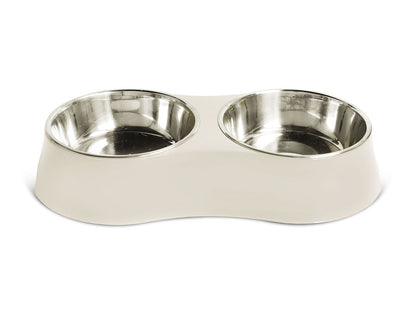 Concave Double Feeding Dog Bowl