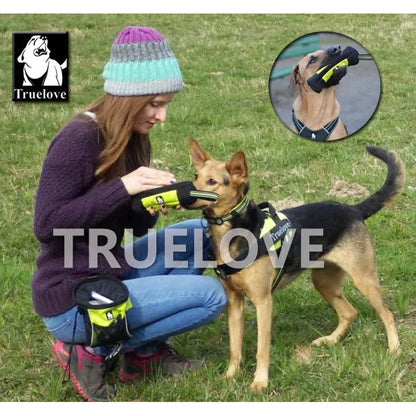 Feed Dummy Dog Pet Treat Bag Reflective Dog Training Carry Treats Dog Toys Pet Feed Pocket Pouch Poop Bag Dispenser