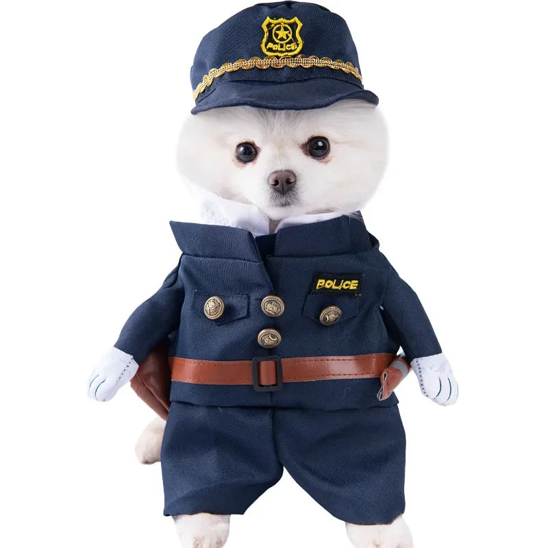 Halloween Dog Costumes Funny Pumpkin Lantern Transformation Outfit Halloween Dog Cat Two Legged Pet Cute Pumpkin Hat Dog Jacket