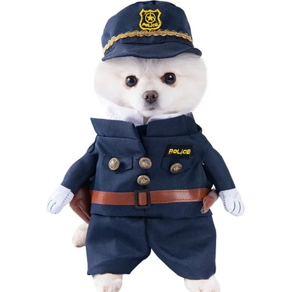 Halloween Dog Costumes Funny Pumpkin Lantern Transformation Outfit Halloween Dog Cat Two Legged Pet Cute Pumpkin Hat Dog Jacket